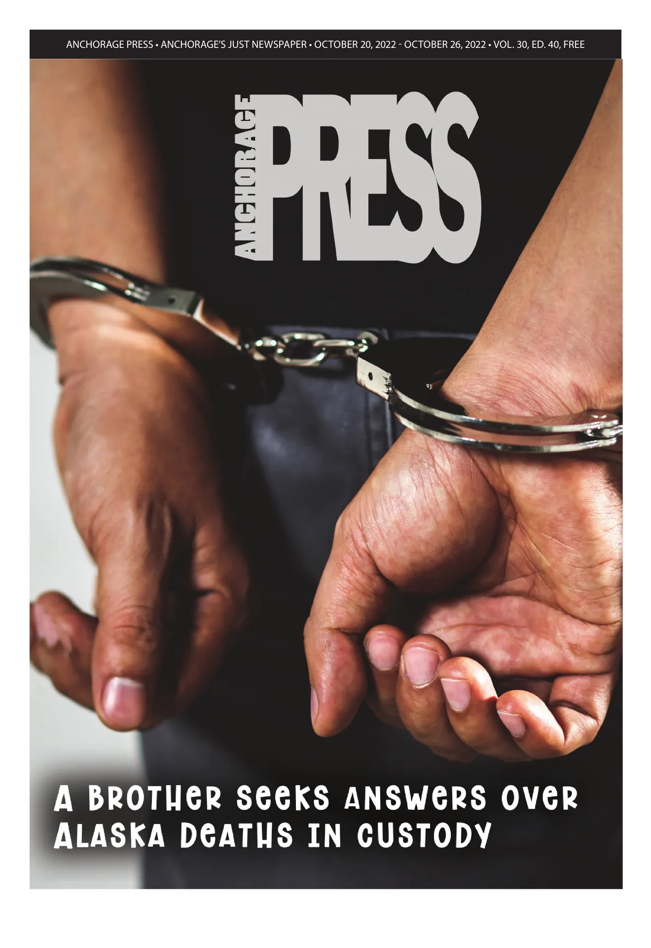Front cover of October 20 – 26, 2022