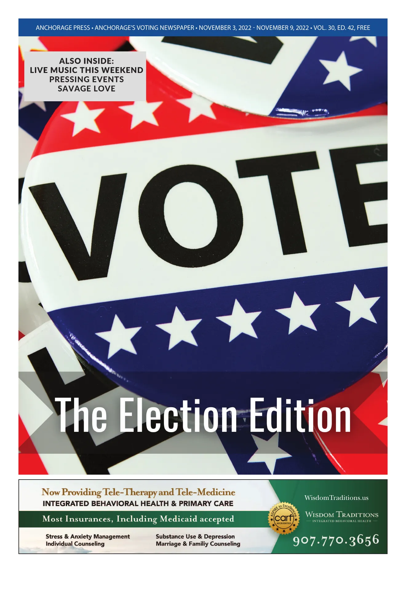Front cover of November 3 – 9, 2022