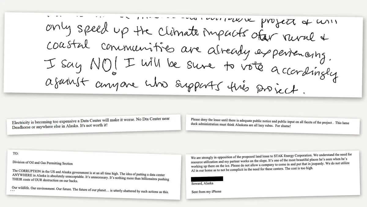 Data center critics flood Alaska land managers with opposition to North Slope project
