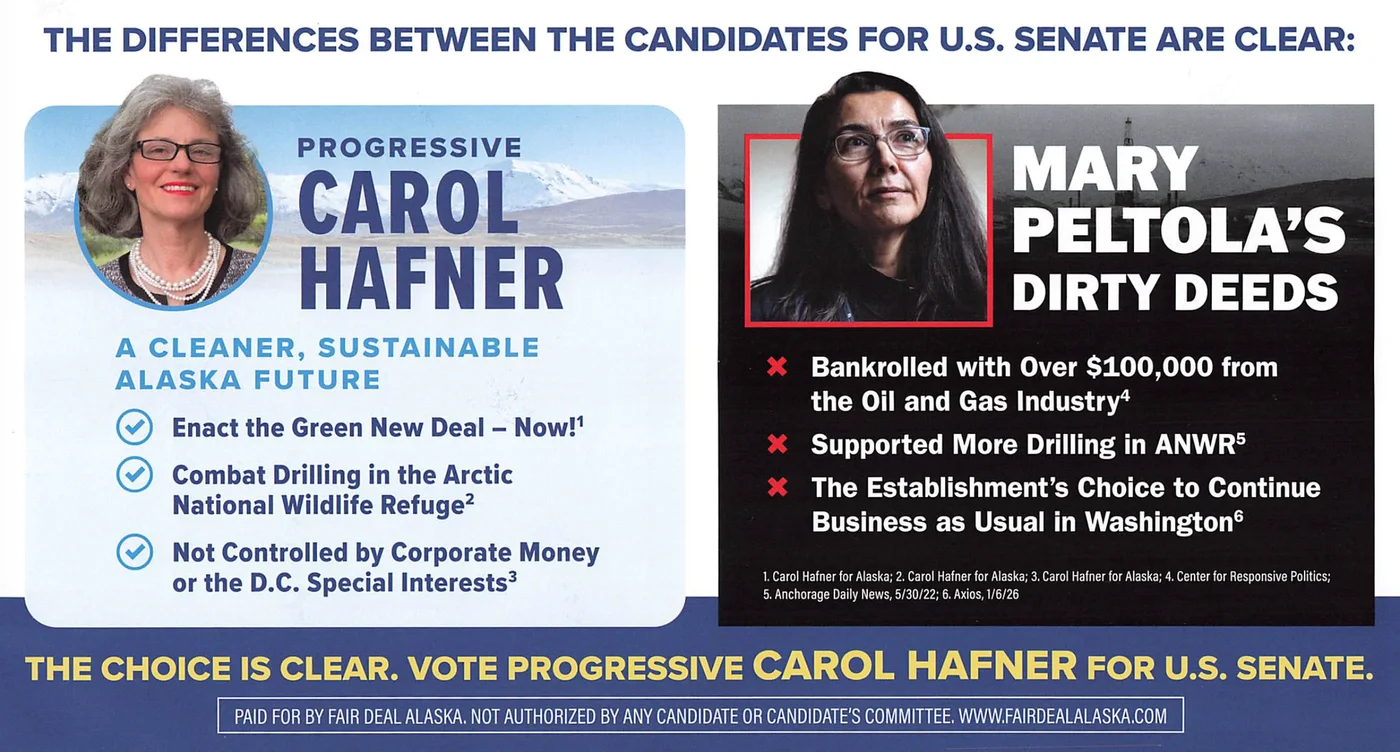 Opinion: Want to set your money on fire? Use it to boost Alaska’s false flag candidates.