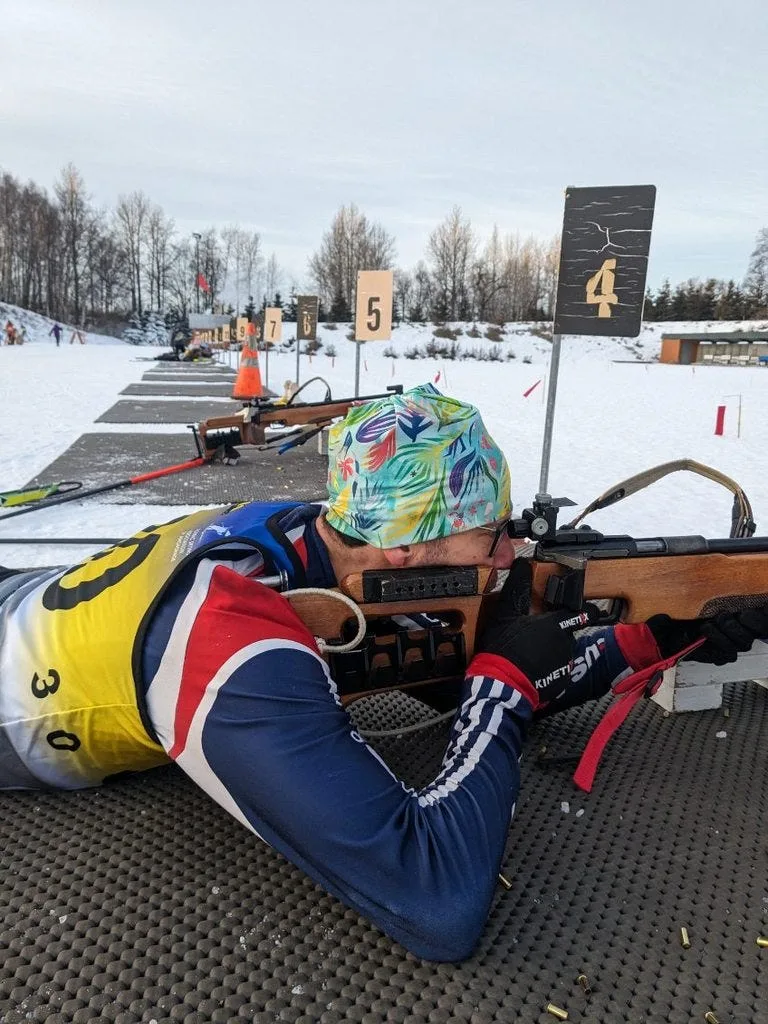 Want to ski, shoot, and hang out with Anchorage Olympians? Try biathlon.